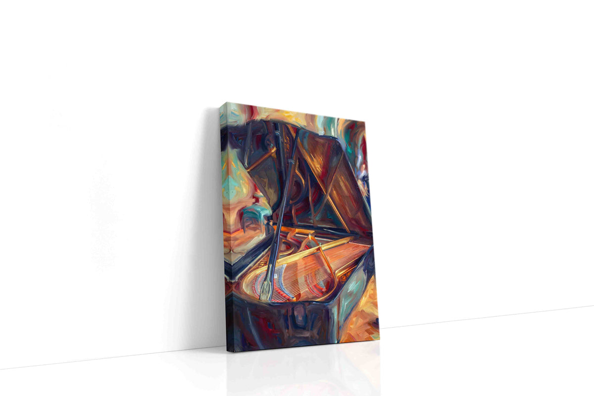 Harmony of Color and Sound music canvas print, gallery-wrapped, ready to hang