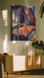 Harmony of Color and Sound – music canvas wall art, gallery-wrapped, ready to hang