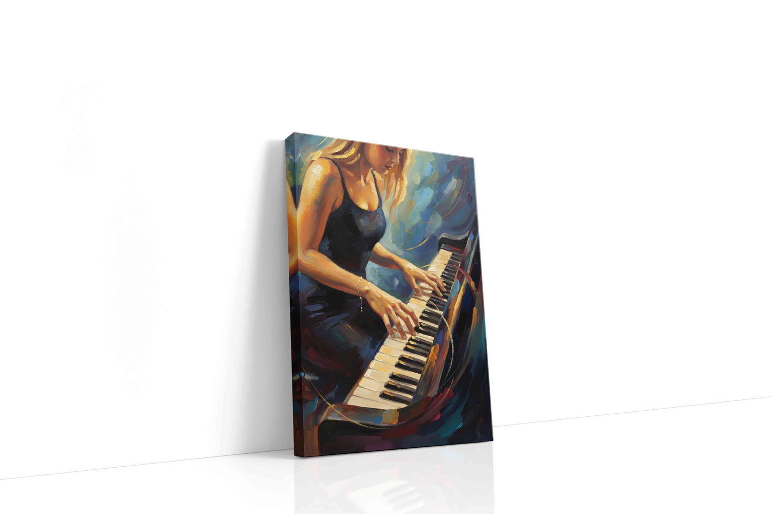 Melodic Reverie music canvas print, gallery-wrapped, ready to hang