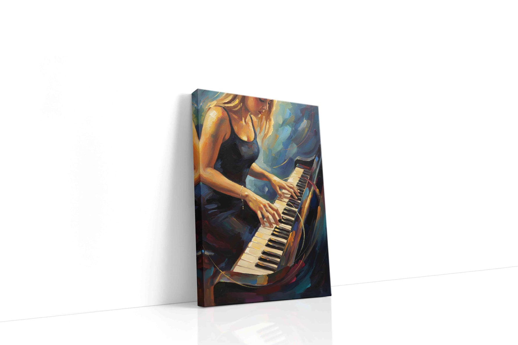 Melodic Reverie music canvas print, gallery-wrapped, ready to hang
