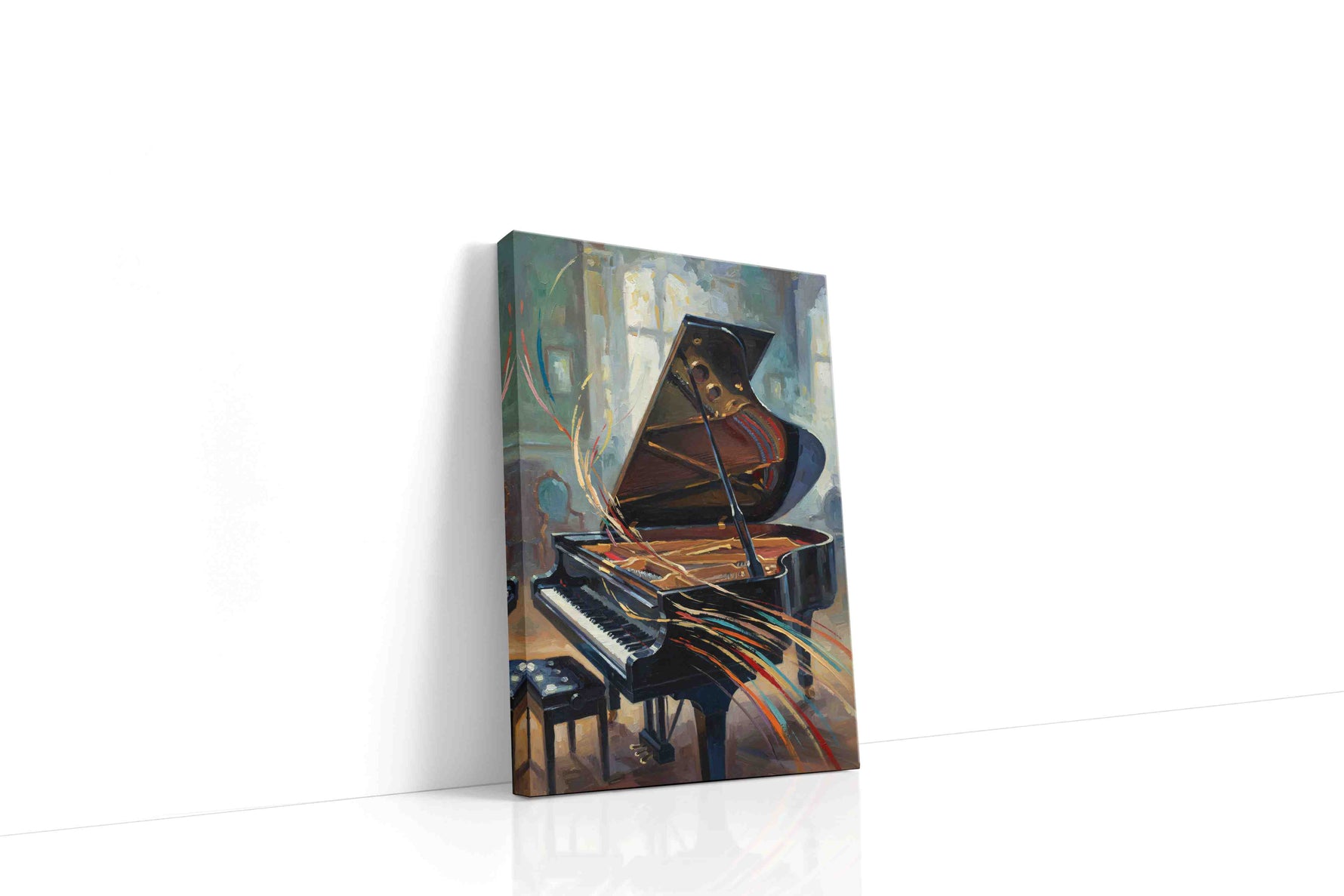 Melodies in Motion II music canvas print, gallery-wrapped, ready to hang