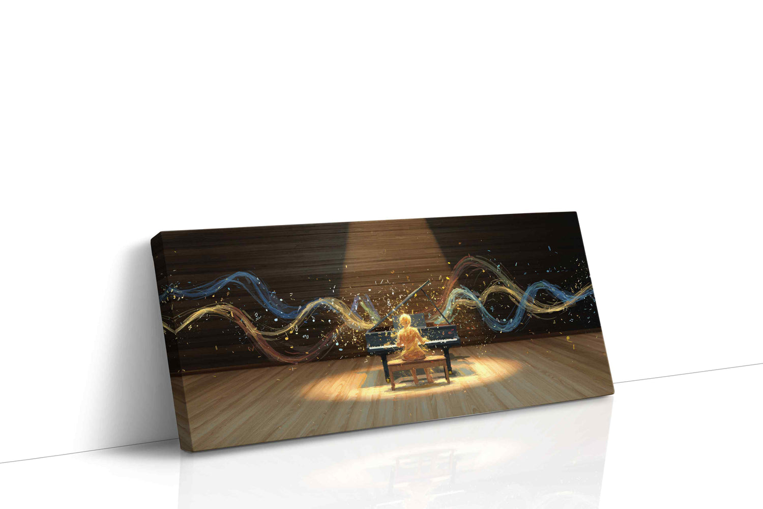 Melodies in Motion III music canvas print, gallery-wrapped, ready to hang