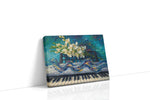 Melody in Bloom music canvas print, gallery-wrapped, ready to hang