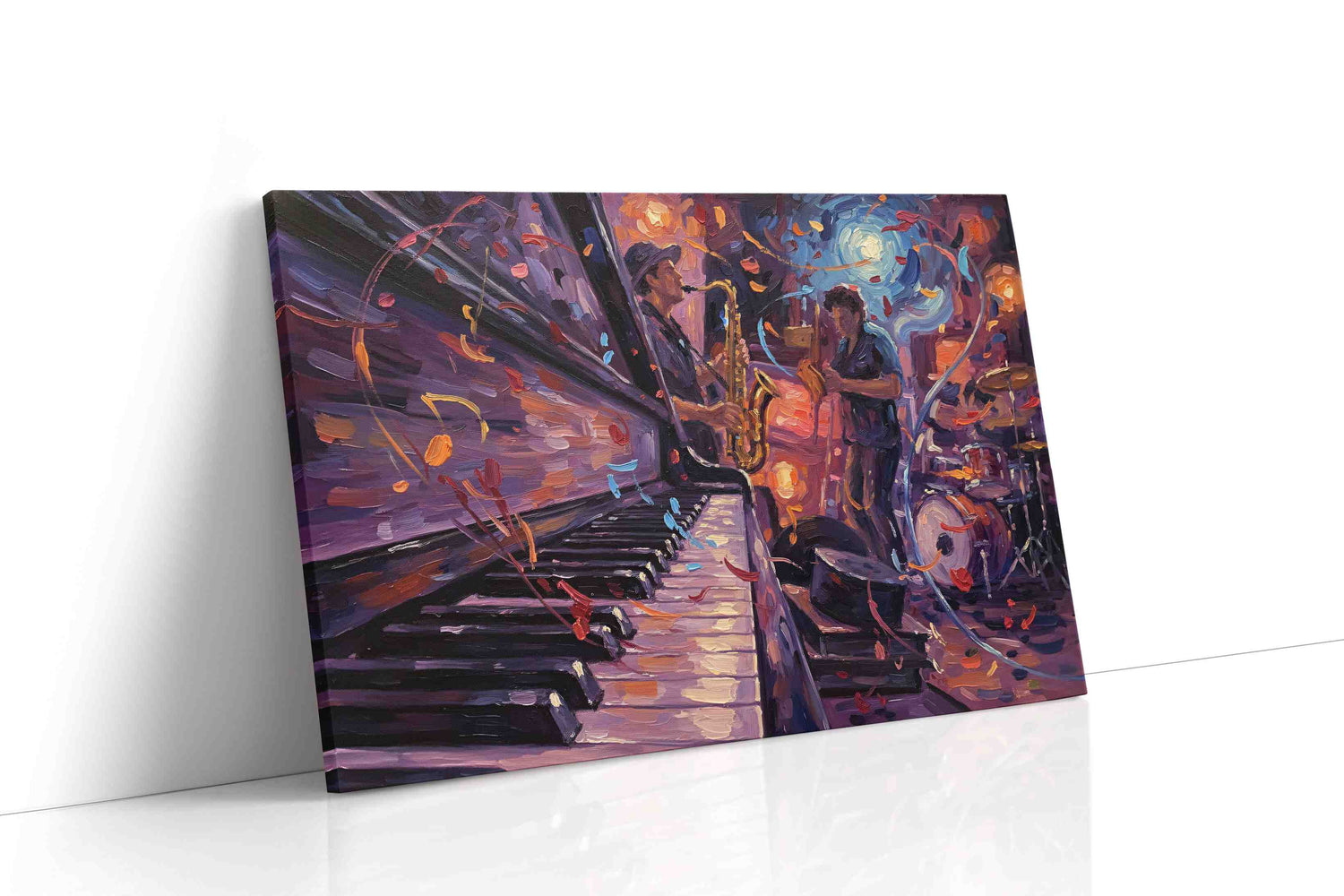 Melody in Motion music canvas print, gallery-wrapped, ready to hang
