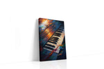 Melody of Flames music canvas print gallery-wrapped portrait canvas studio shot