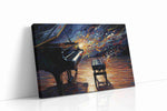 Melody of the Night music canvas print, gallery-wrapped, ready to hang