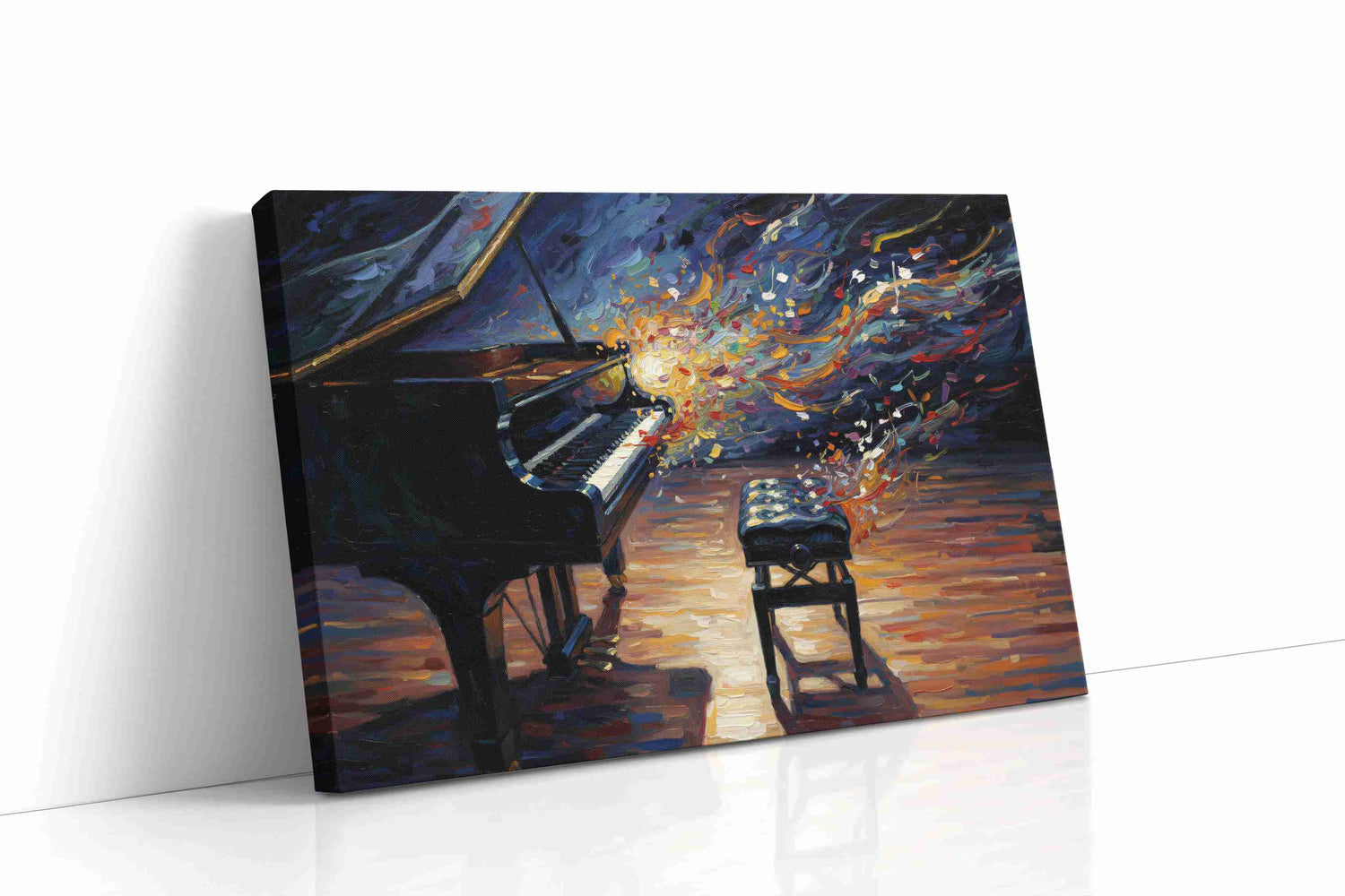Melody of the Night music canvas print, gallery-wrapped, ready to hang