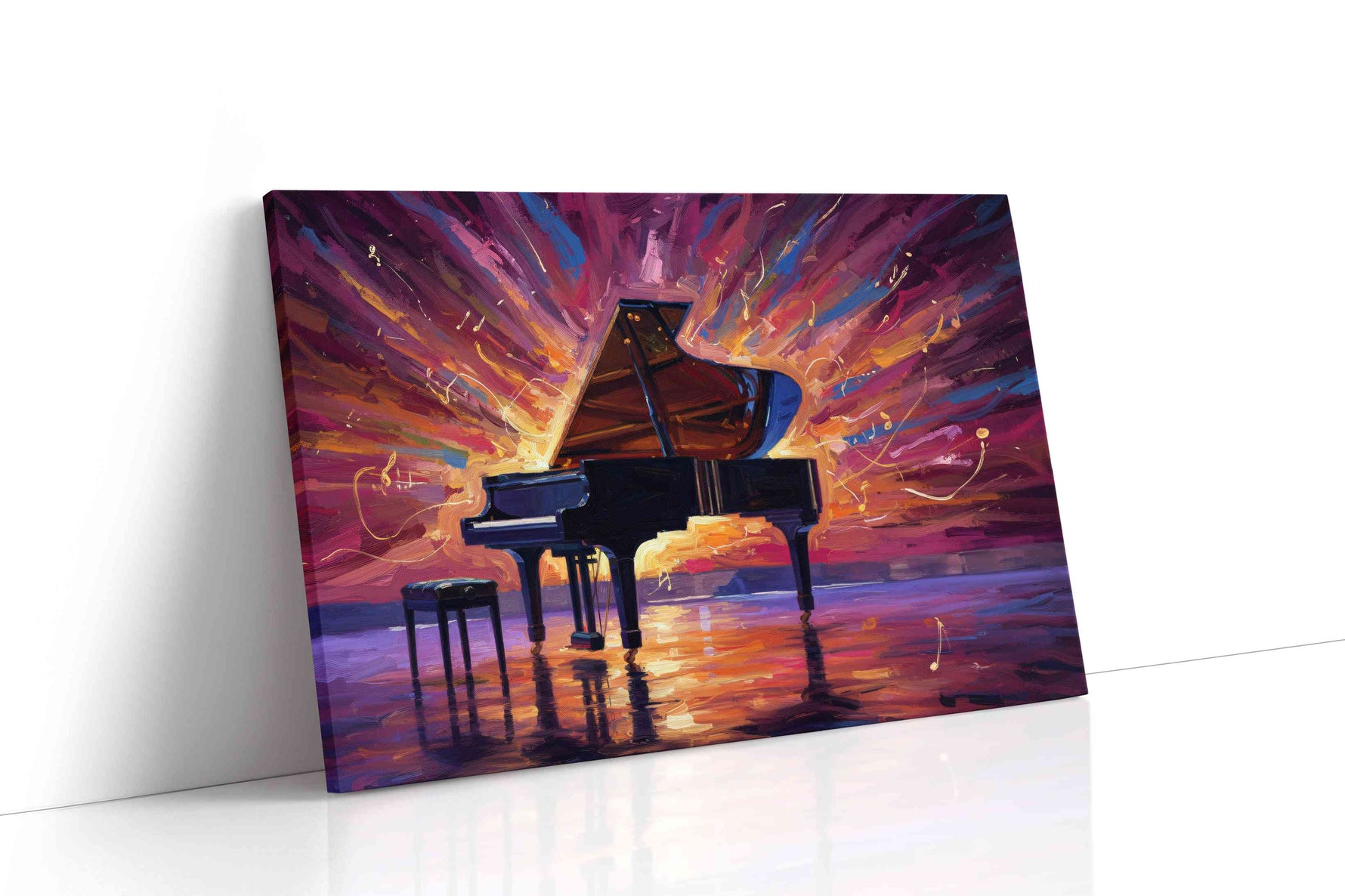 Symphony in Color music canvas print, gallery-wrapped, ready to hang