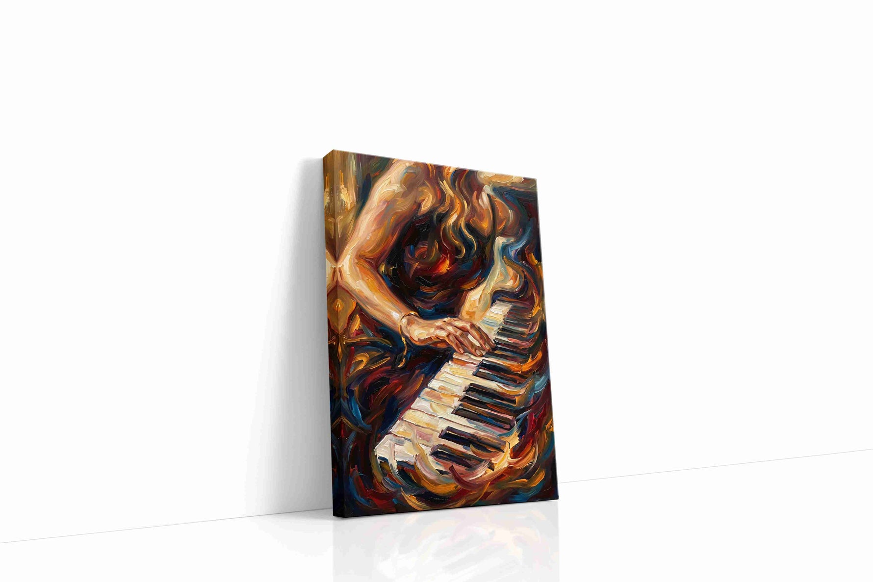 Symphony in Motion music canvas print gallery-wrapped portrait canvas studio shot