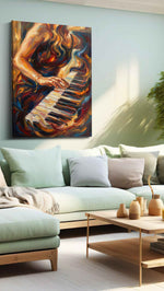Symphony in Motion – music canvas wall art, gallery-wrapped, ready to hang