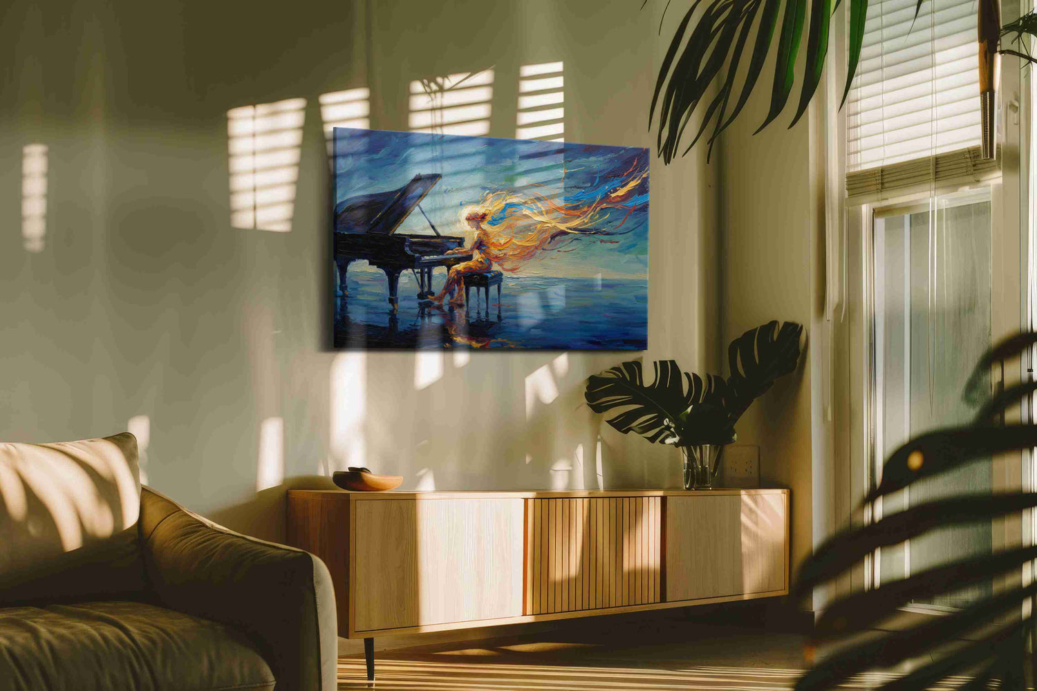 Symphony of Color – music canvas wall art, gallery-wrapped, ready to hang