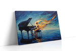 Symphony of Color music canvas print gallery-wrapped landscape canvas studio shot
