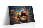 Symphony of Colors II music canvas print, gallery-wrapped, ready to hang