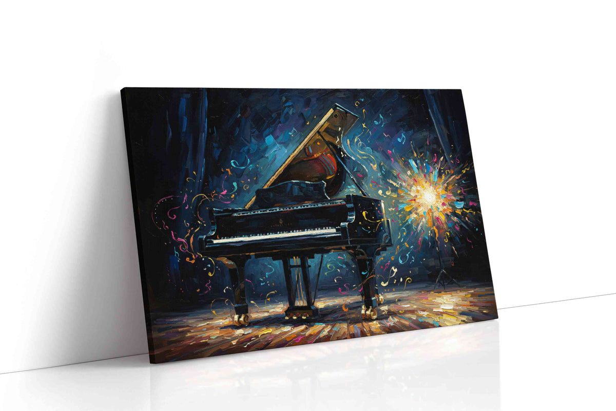 Symphony of Colors IX music canvas print, gallery-wrapped, ready to hang