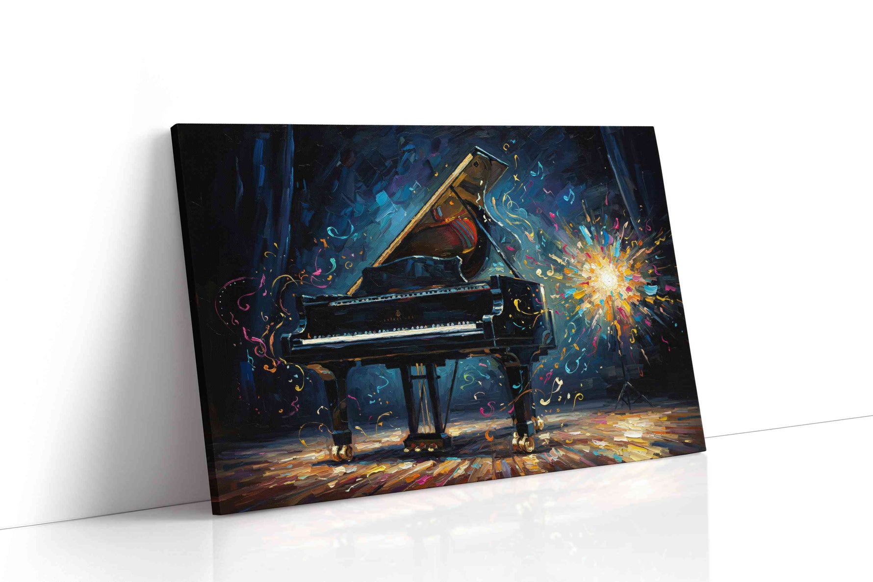 Symphony of Colors IX music canvas print, gallery-wrapped, ready to hang