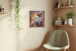 Symphony of Colors VI music canvas print, displayed in a living room