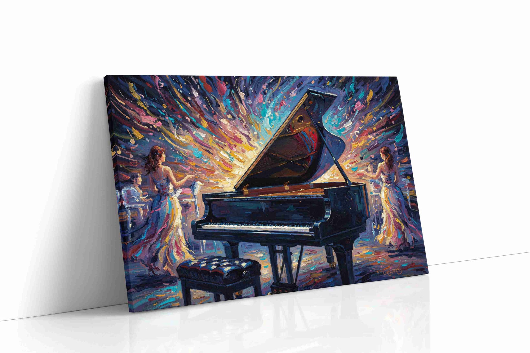 Symphony of Colors VII music canvas print, gallery-wrapped, ready to hang
