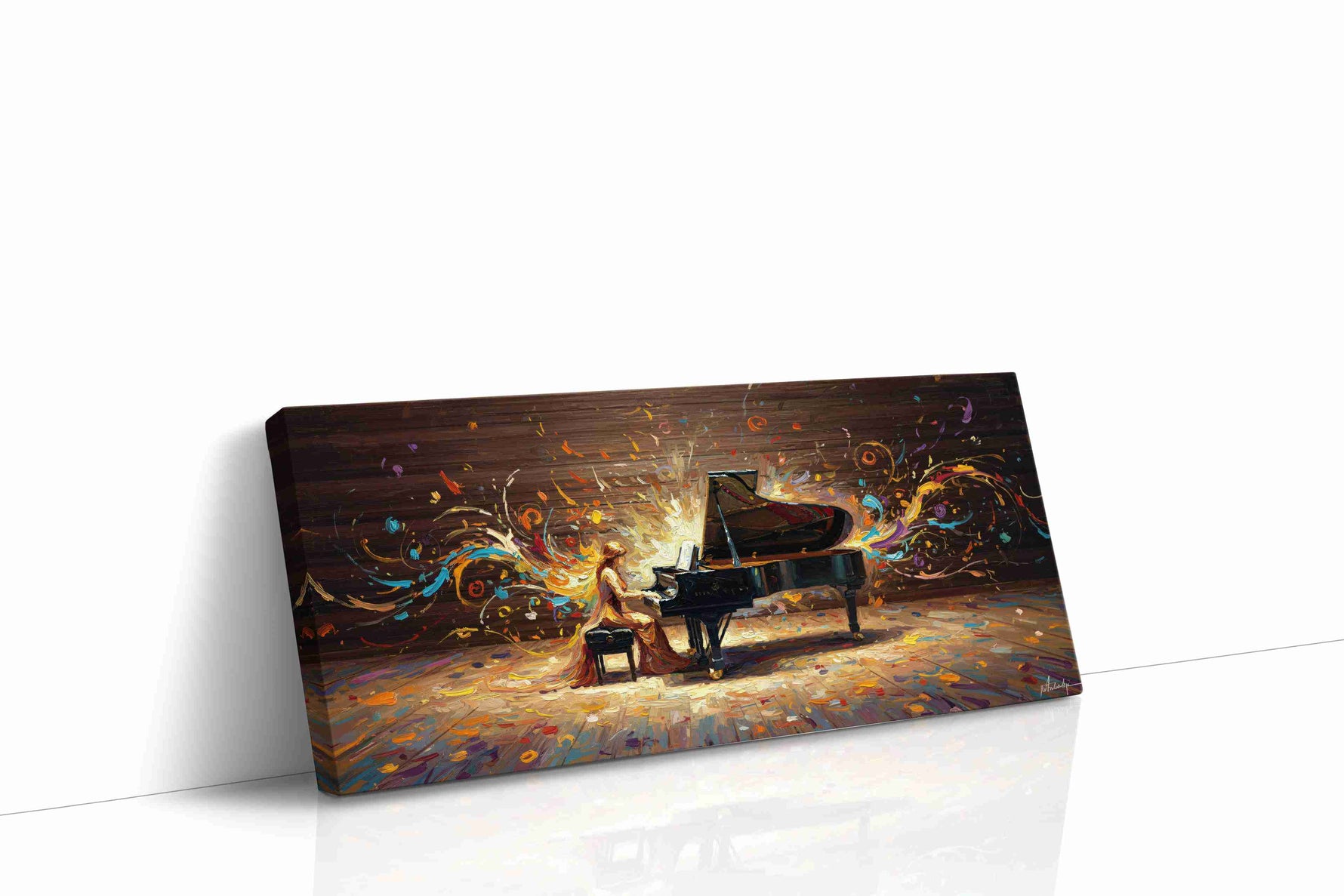 Symphony of Colors VIII music canvas print, gallery-wrapped, ready to hang