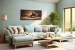 Symphony of Colors VIII music canvas print, hanging on wall