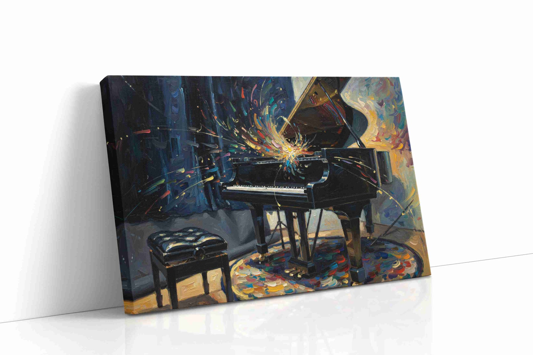 Symphony of Stardust music canvas print gallery-wrapped landscape canvas studio shot