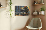 Symphony of Stardust music canvas print in a living room scene