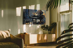 Symphony of Stardust music canvas print in a contemporary interior mockup