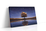 Celestial Reflection landscape canvas print, gallery-wrapped, ready to hang