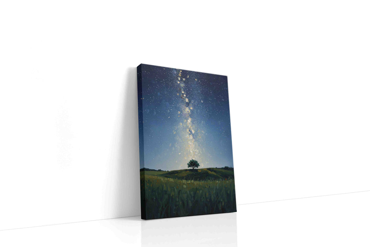 Celestial Solitude landscape canvas print gallery-wrapped portrait canvas studio shot