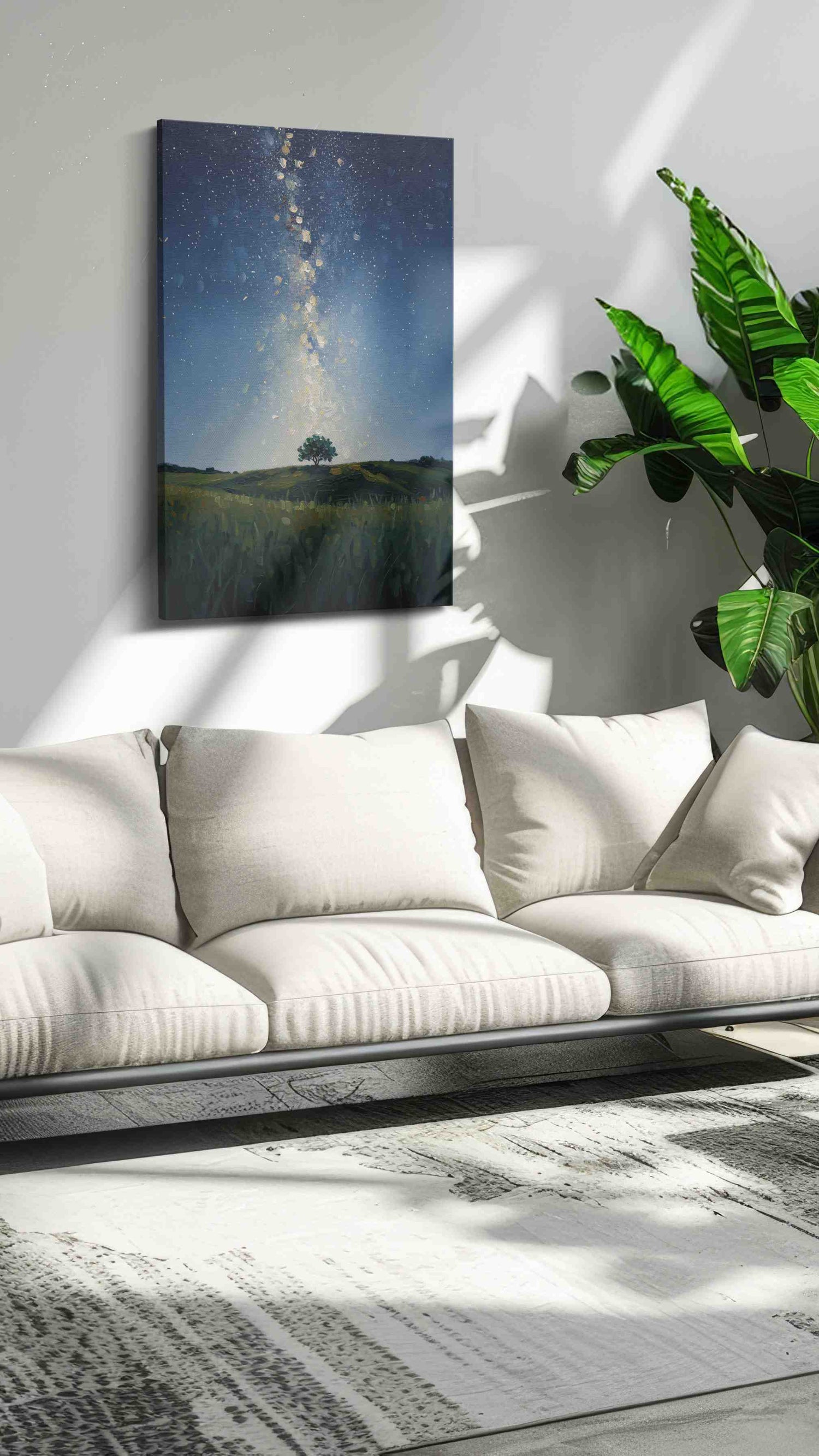Celestial Solitude – landscape canvas wall art, gallery-wrapped, ready to hang