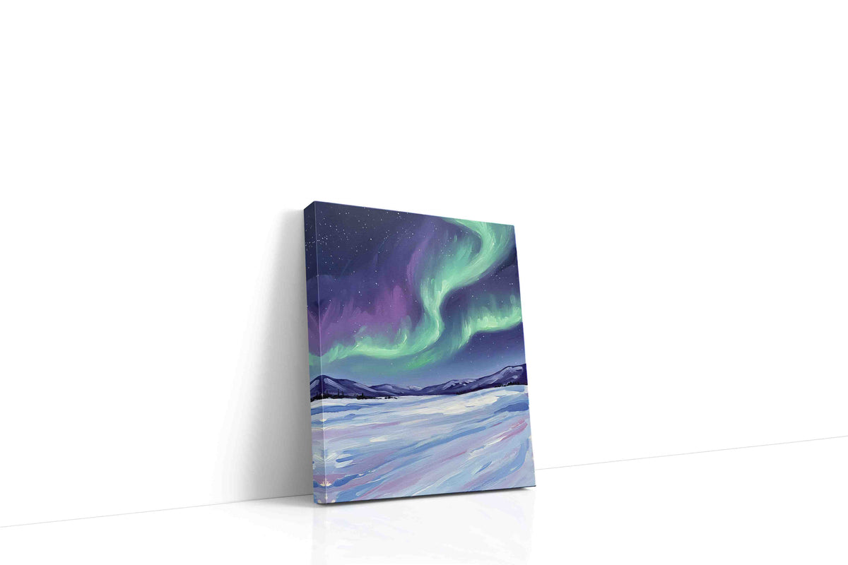 Celestial Symphony of Light landscape canvas print, gallery-wrapped, ready to hang