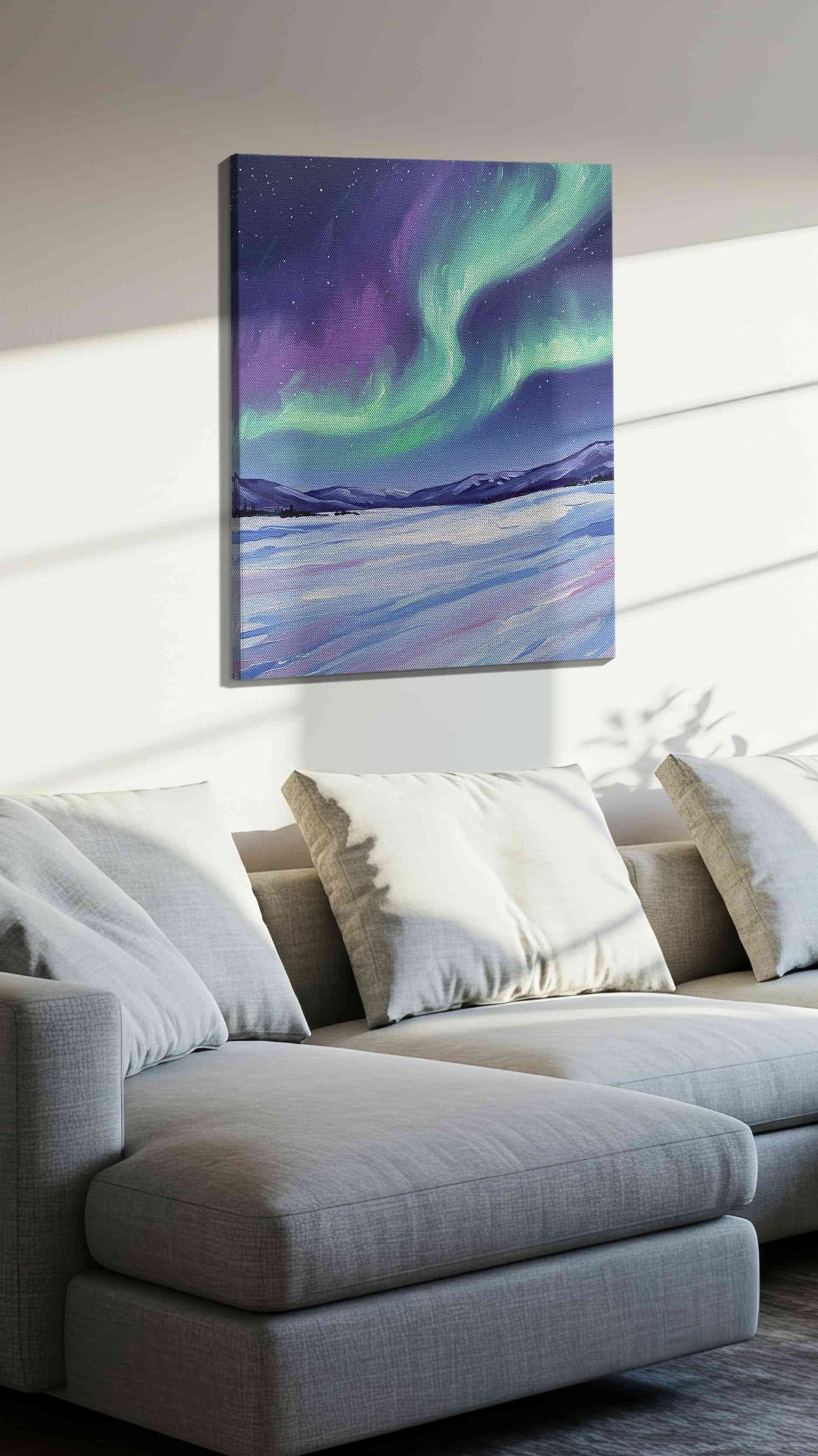 Celestial Symphony of Light – landscape canvas wall art, gallery-wrapped, ready to hang
