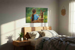 Embrace of the Wild – animals canvas wall art, gallery-wrapped, ready to hang