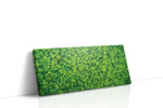 Emerald Clover Cascade leaves canvas print gallery-wrapped landscape canvas studio shot