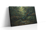 Enchanted Jungle Pathway nature canvas print gallery-wrapped landscape canvas studio shot