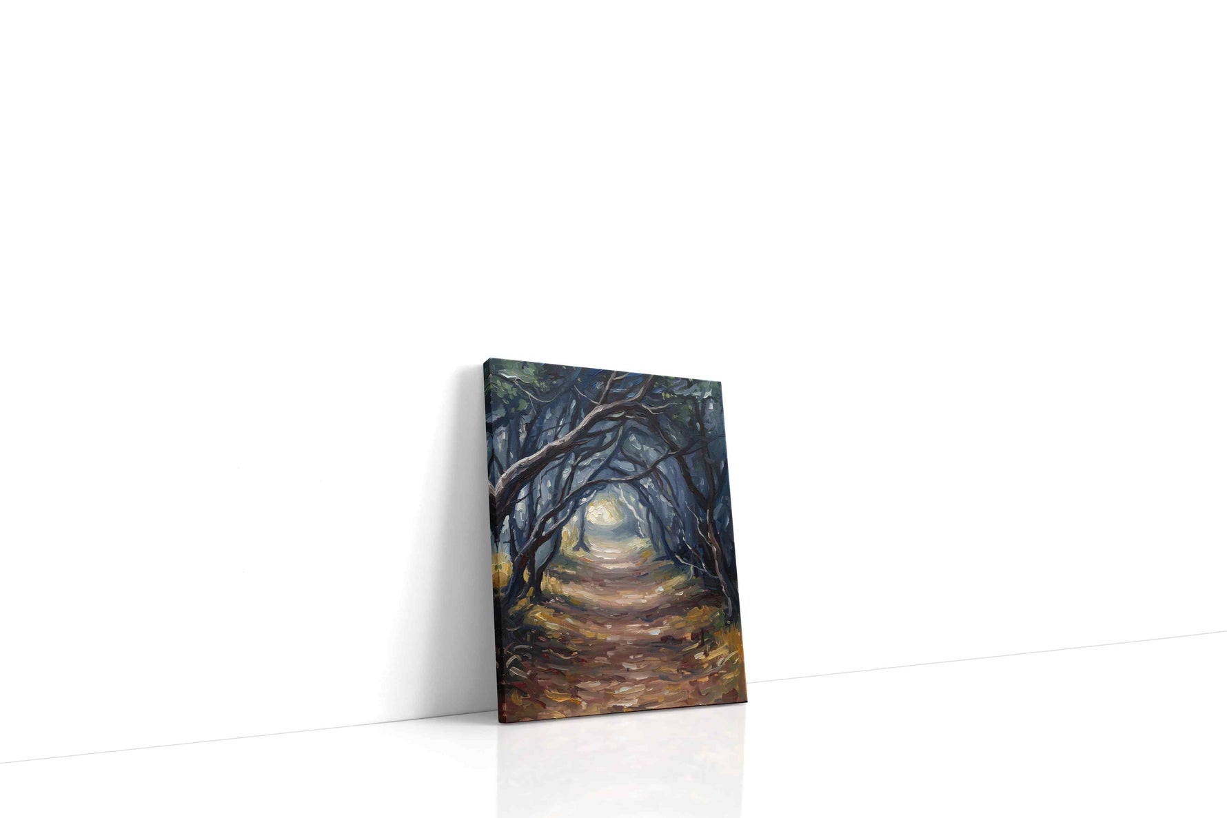 Enchanted Woodland Passage nature canvas print, gallery-wrapped, ready to hang