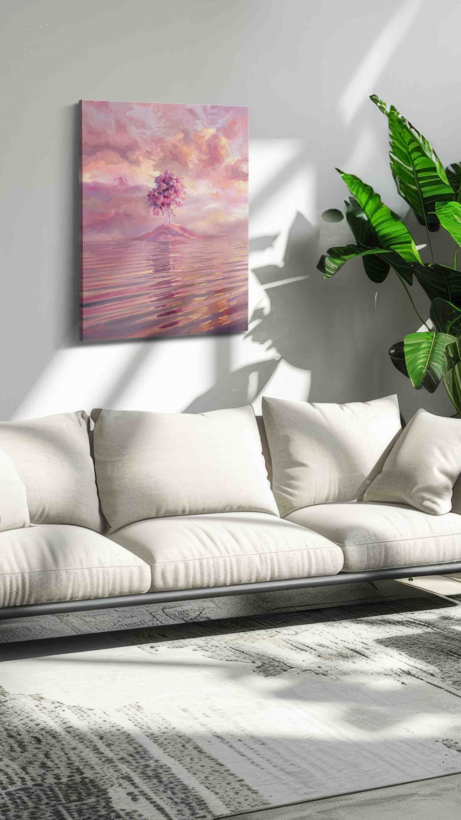 Ethereal Blossom – landscape canvas wall art, gallery-wrapped, ready to hang