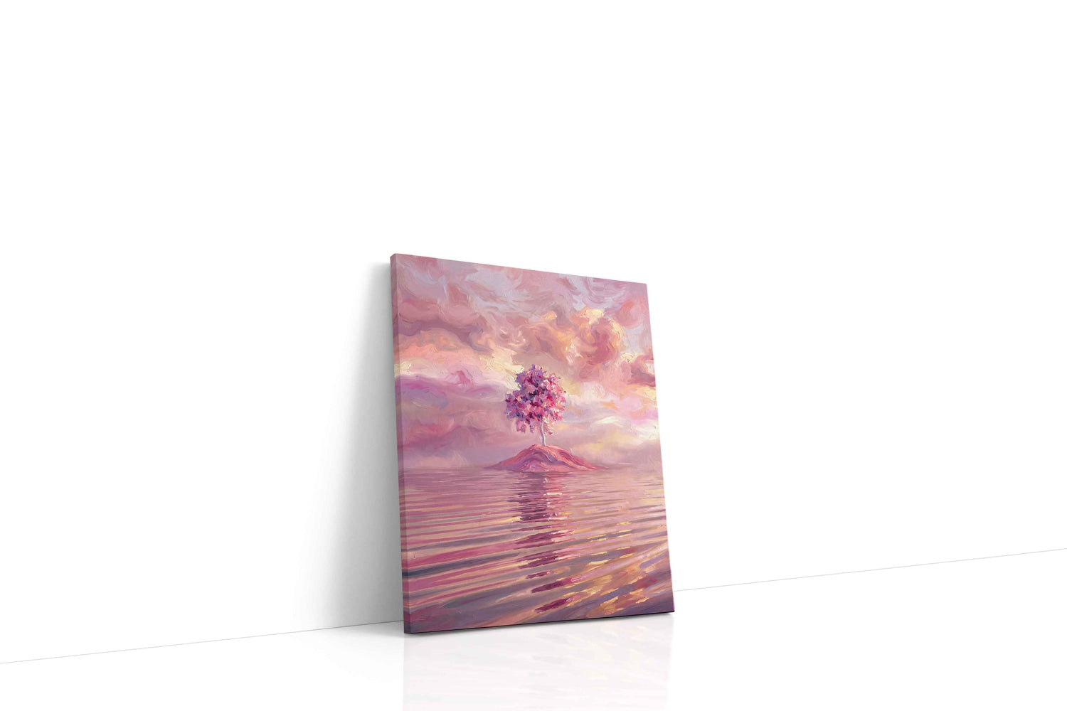 Ethereal Blossom landscape canvas print, gallery-wrapped, ready to hang