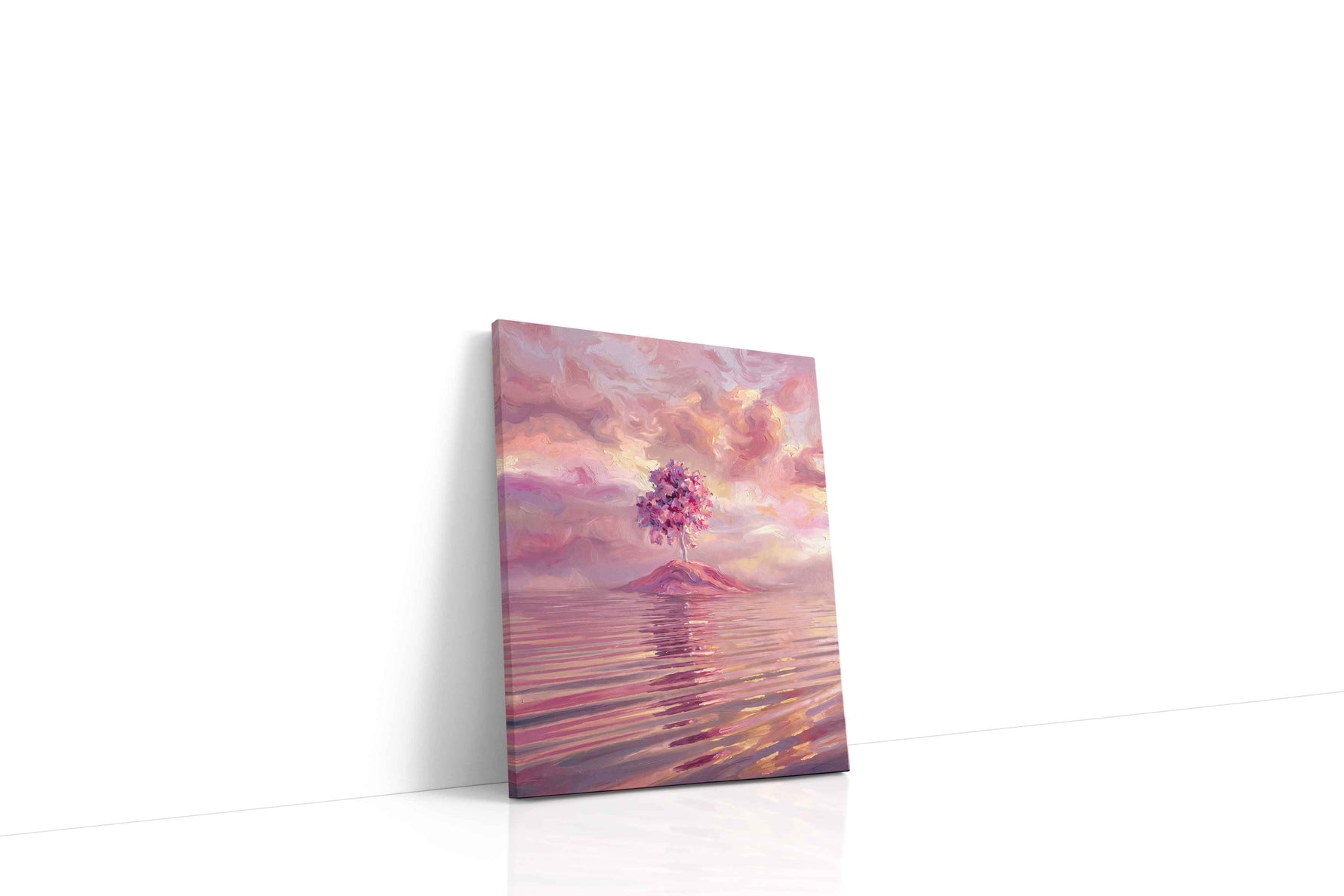 Ethereal Blossom landscape canvas print, gallery-wrapped, ready to hang