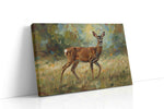 Graceful Woodland Stroll animals canvas print gallery-wrapped landscape canvas studio shot