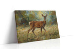 Graceful Woodland Stroll animals canvas print, gallery-wrapped, ready to hang