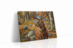 Majestic Autumn Stag animals canvas print, gallery-wrapped, ready to hang
