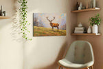 Majestic Wilderness Sentinel animals canvas print, hanging on wall — view 3