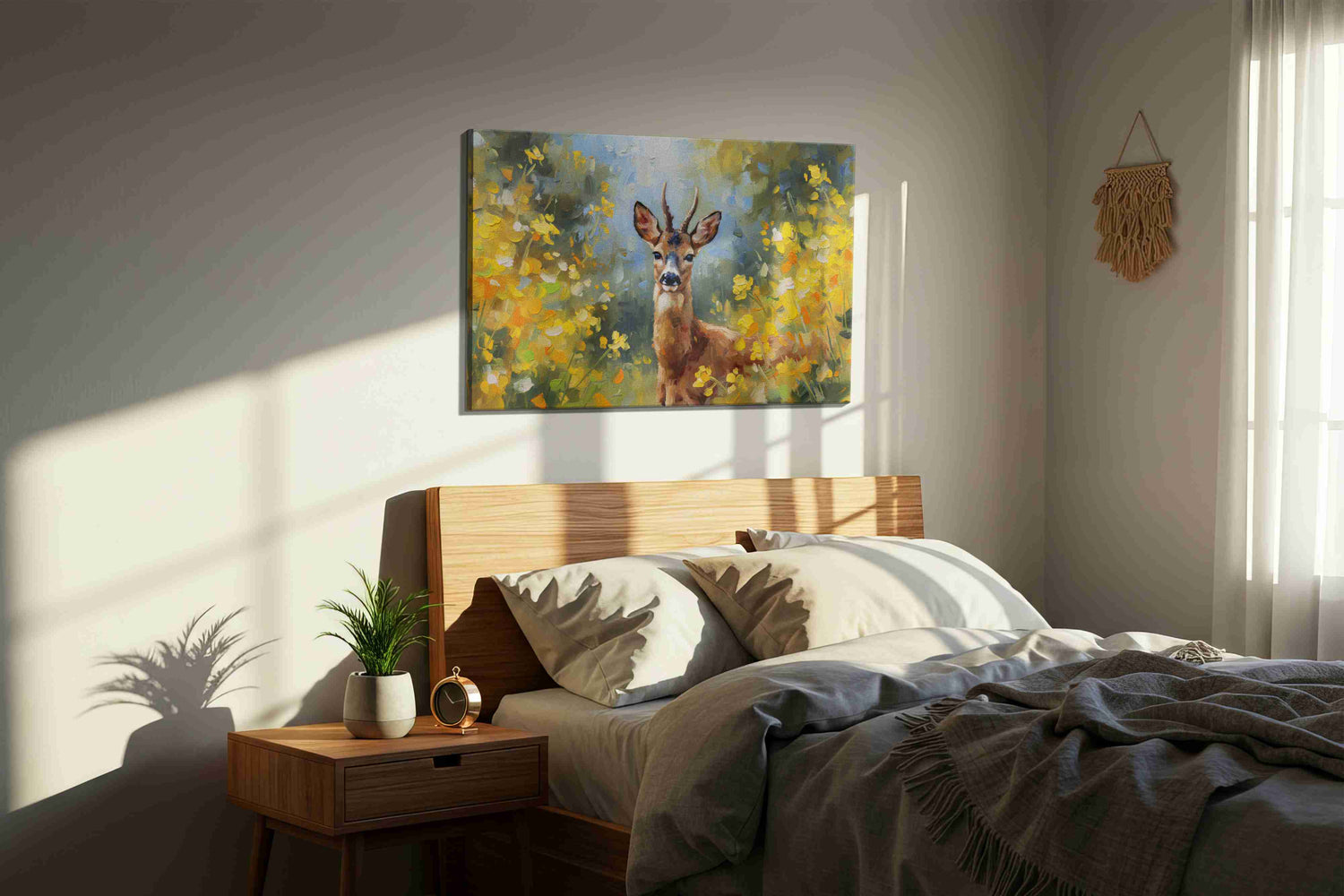 Serenade of the Meadow – animals canvas wall art, gallery-wrapped, ready to hang