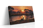 Serenade of the Savannah landscape canvas print gallery-wrapped landscape canvas studio shot