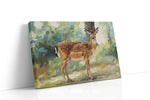 Serenity in the Glade animals canvas print, gallery-wrapped, ready to hang