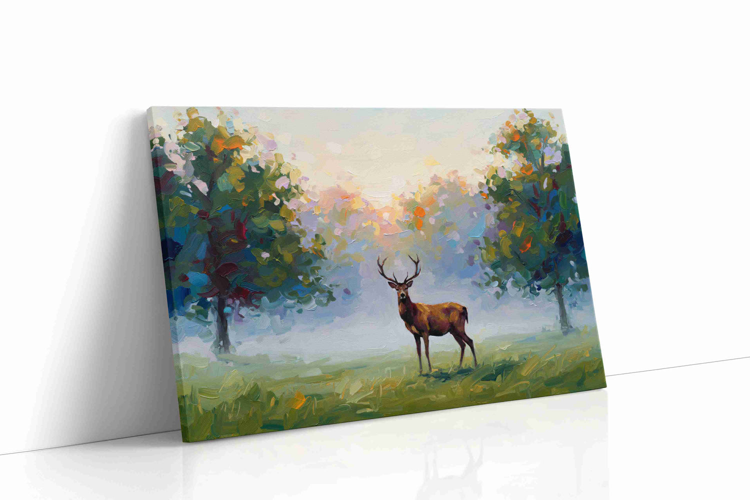 Serenity in the Mist nature canvas print, gallery-wrapped, ready to hang