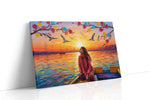 Sunset Symphony of Colors landscape canvas print, gallery-wrapped, ready to hang