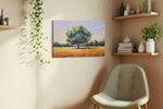 Whirlwind Grove landscape canvas print, displayed in a living room