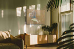 Whisper of the Blue Wings nature canvas print, on wall, lifestyle preview