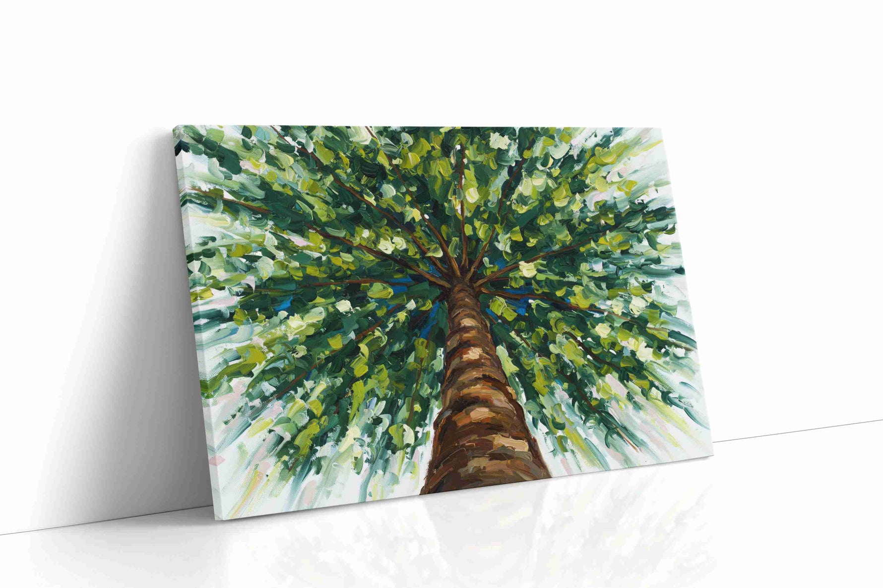 Whispering Canopy nature canvas print, gallery-wrapped, ready to hang